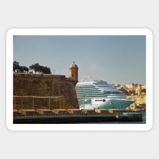 Grand Harbour Valletta Sticker